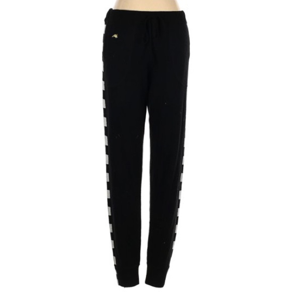 Bella Freud Track Pants in Black Wool